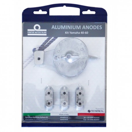 Aluminium anodes kit for Yamaha outboard motors 40-60 HP