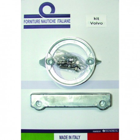 Kit of aluminium anodes for Volvo Penta 280 Dual Prop engines
