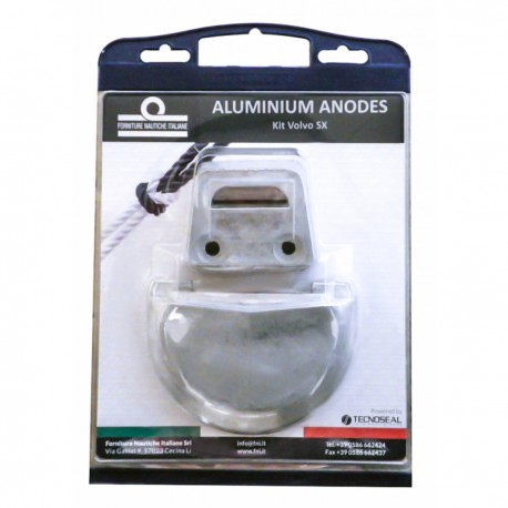 Kit of aluminium anodes for Volvo Penta SX engines