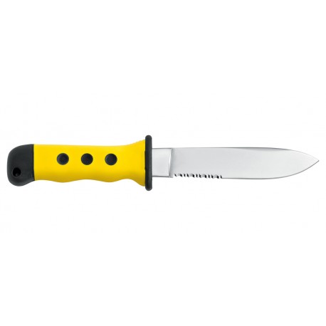 Boatswain's knife with stainless steel blade and anklet