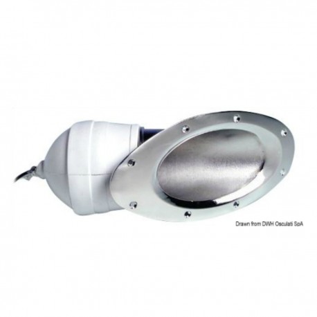 Coppia fari da murata ad incasso con bulbo stagno Sealed Beam da 4”