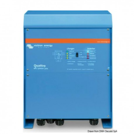 Sistema combinato con caricabatteria e inverter - Victron Quattro