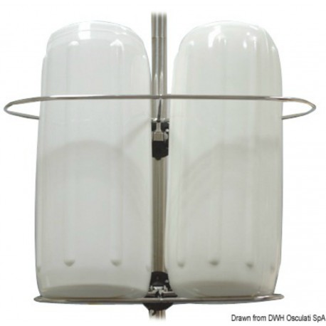 Folding fender holder