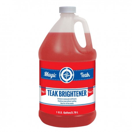 Magic Teak Brightener - Cleans and brightens the wood