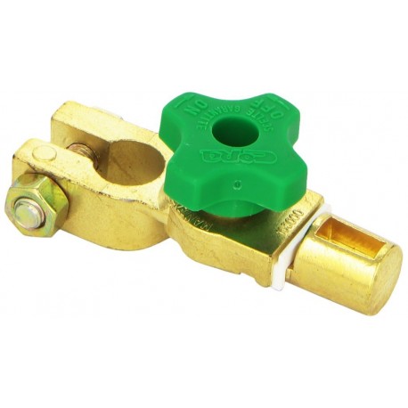 ON-OFF" battery disconnecting clamp for anti-theft model
