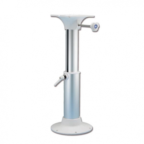 Telescopic base for driver's chairs