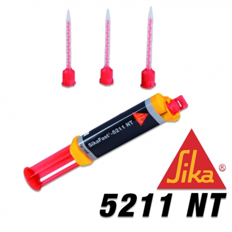 10ml two-component structural adhesive. - Sikafast 5211NT (A B)
