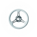 Rudder wheels and steering wheels