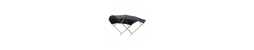 Awnings for inflatable boat